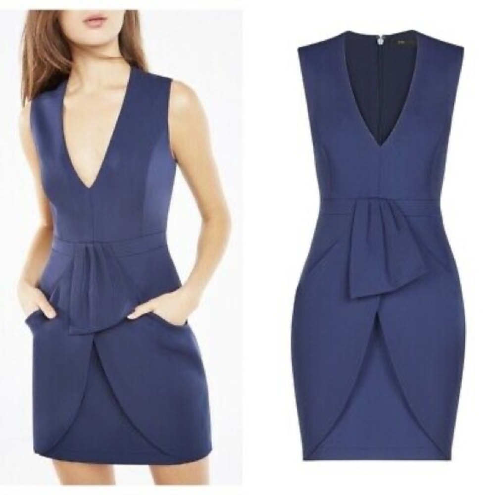 BCBGMAXAZRIA Clare Dress Dark Navy